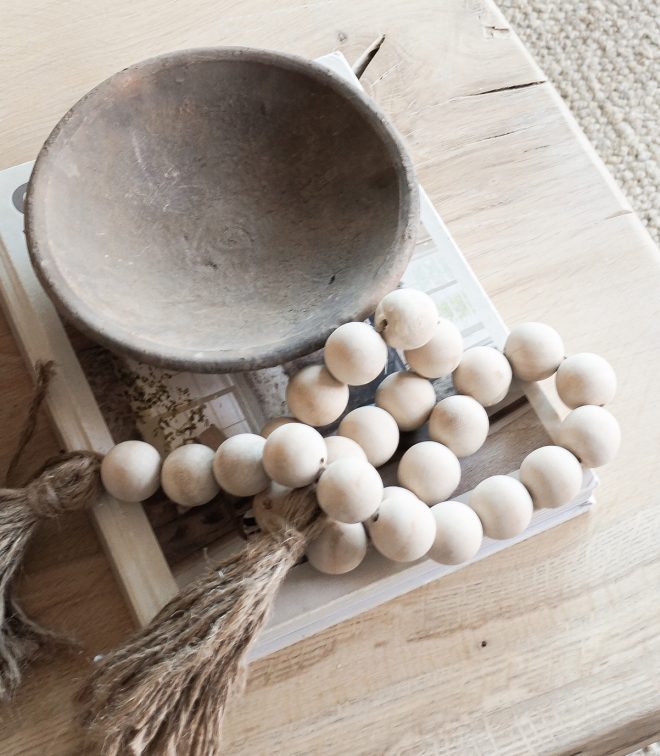 Tira de Cuentas en Madera