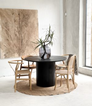 Mesa comedor Circular Organica Canteras 001 Humo a pedido