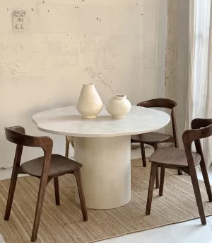 Mesa comedor Circular Organica Canteras 001 a pedido