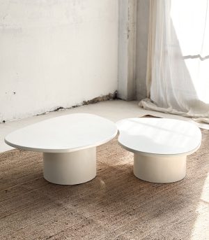 Mesa baja Canteras 008 Hueso a pedido