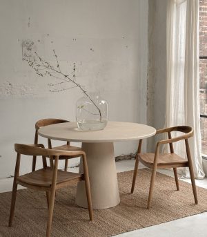 Mesa Comedor Conica Canteras 005 Arena a Pedido