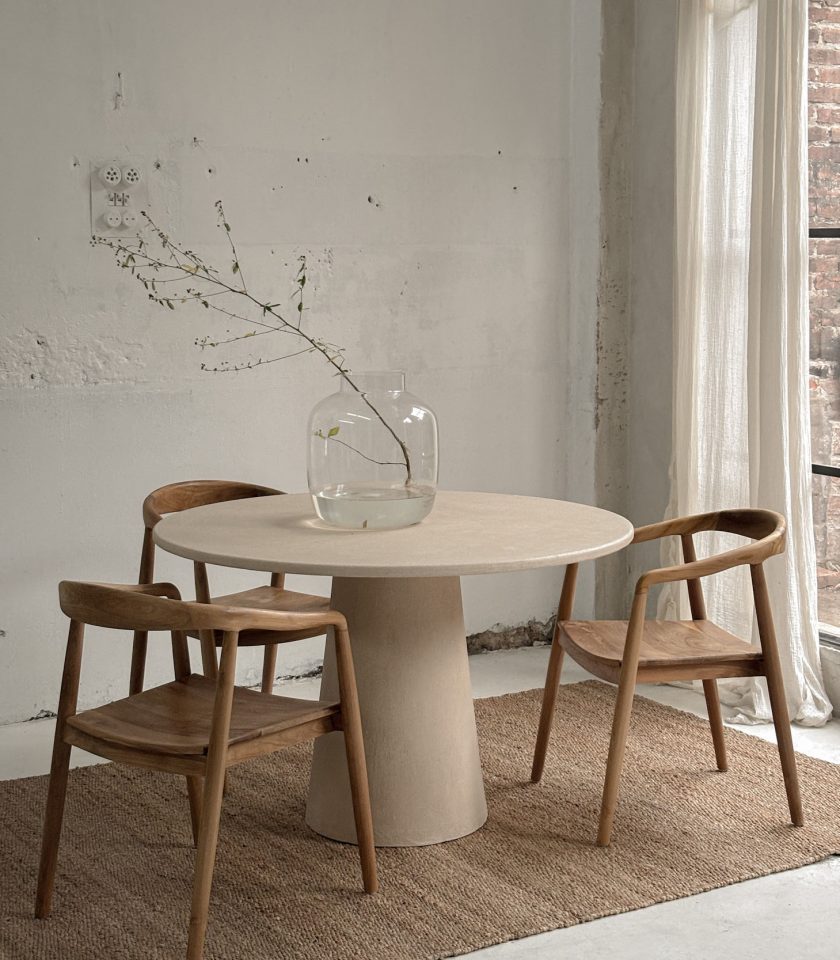 Mesa Comedor Conica Canteras 005 En Stock