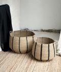 Canasto Seagrass Natural y Negro - Imagen 8