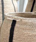 Canasto Seagrass Natural y Negro - Imagen 4