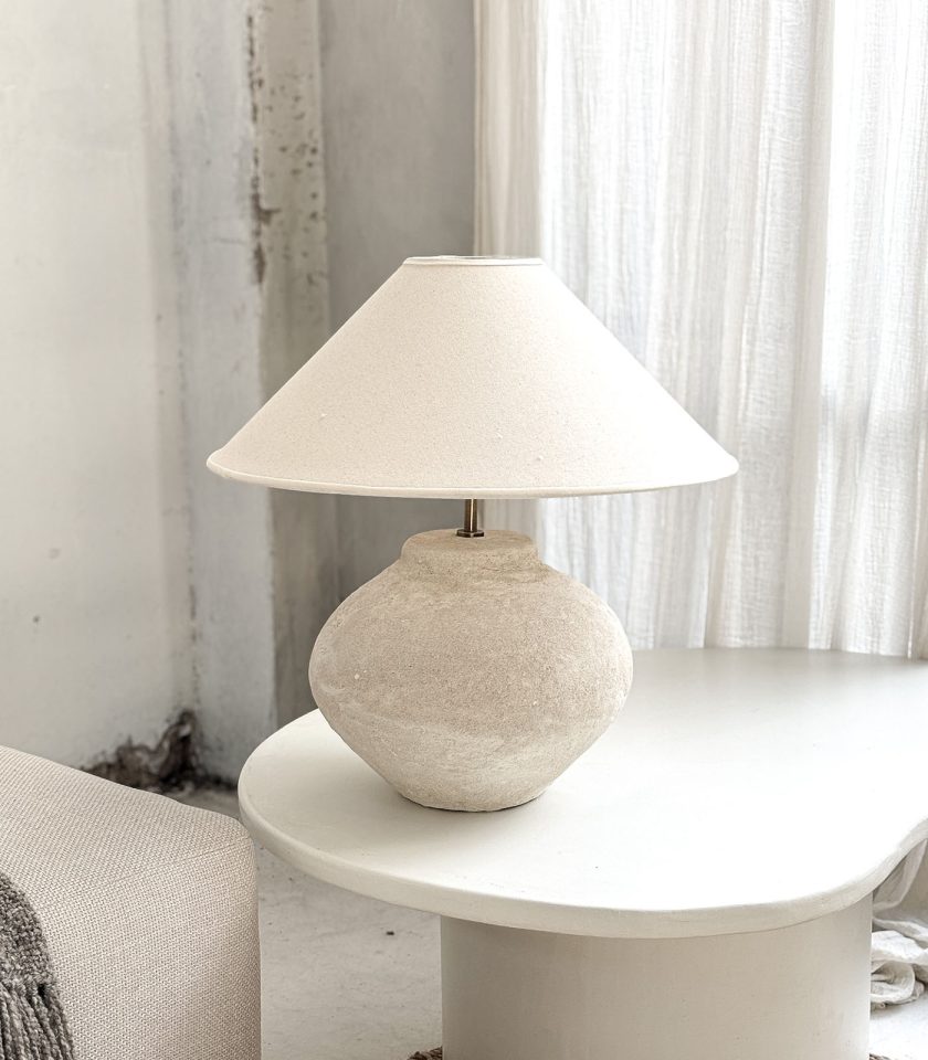 Lampara de Mesa Mestizo Hueso - Imagen 8