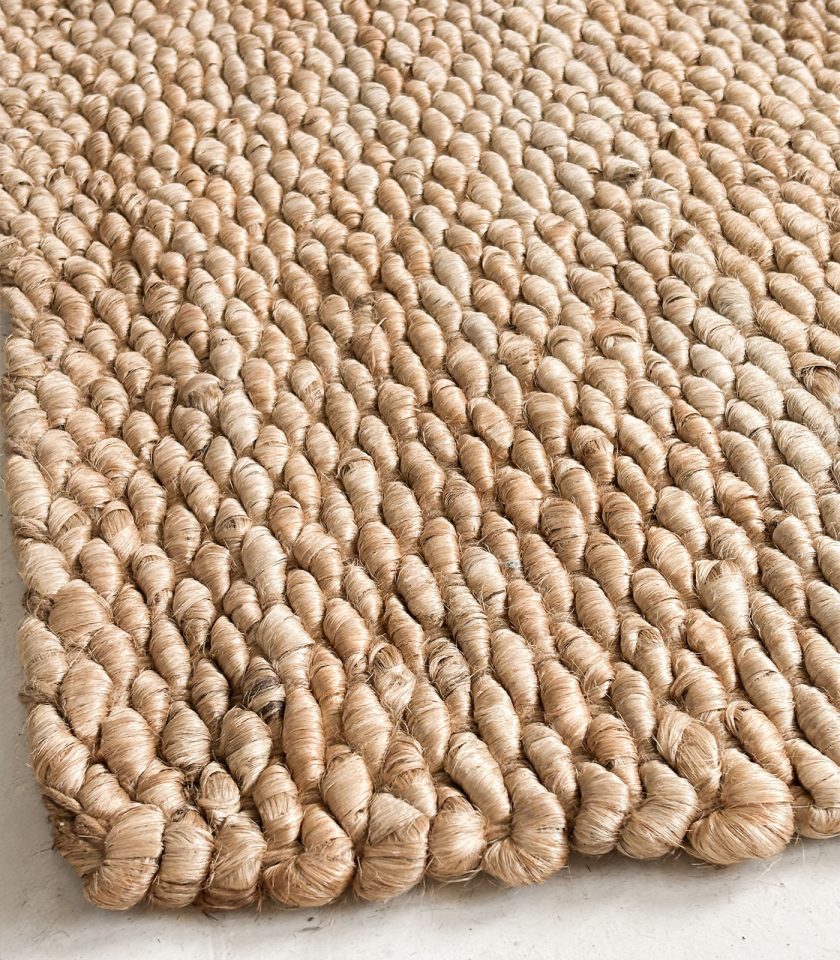 Alfombra Yute Almendra