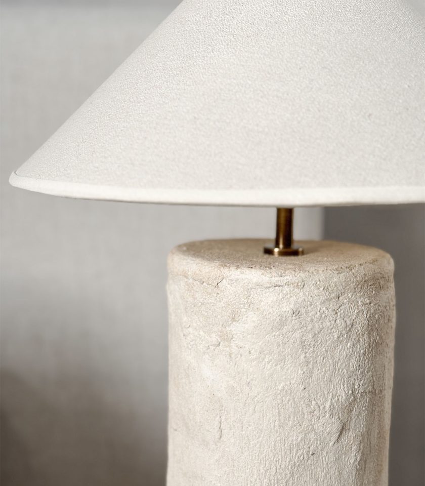 Lampara de Mesa Lemu Hueso M - Imagen 2