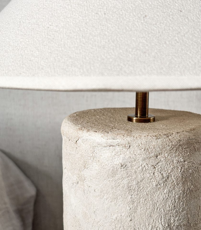 Lampara de Mesa Lemu Hueso M - Imagen 7