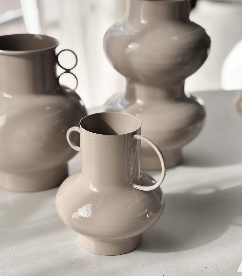 Jarron Vasija Beige - Imagen 6