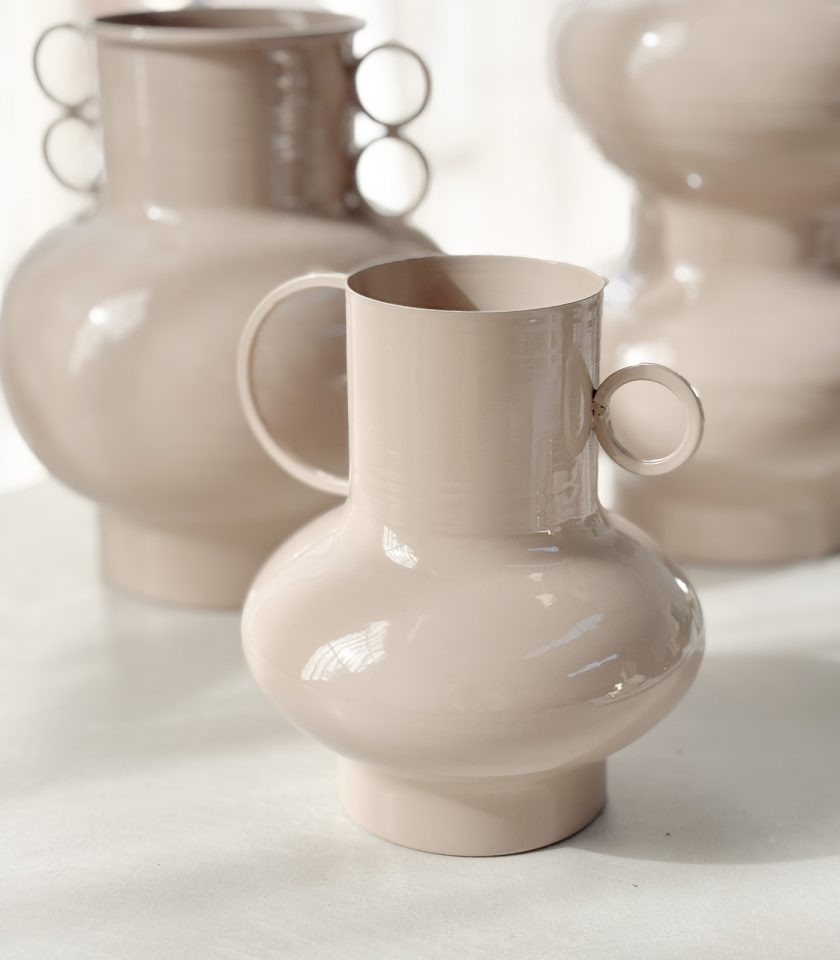 Jarron Vasija Beige - Imagen 4