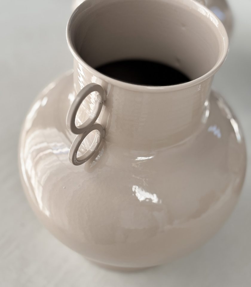 Jarron Vasija Beige - Imagen 9