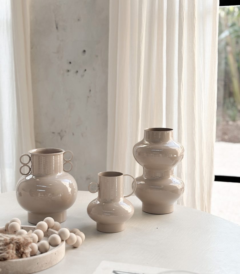 Jarron Vasija Beige - Imagen 8