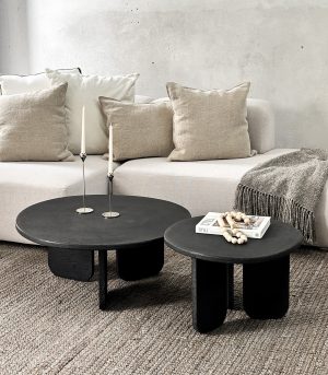 Mesa baja Rocca 001 Carbon A Pedido