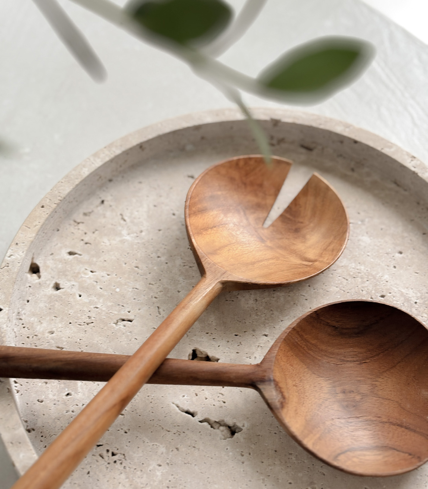 Set Utensilio Ensaladera en madera - Imagen 2