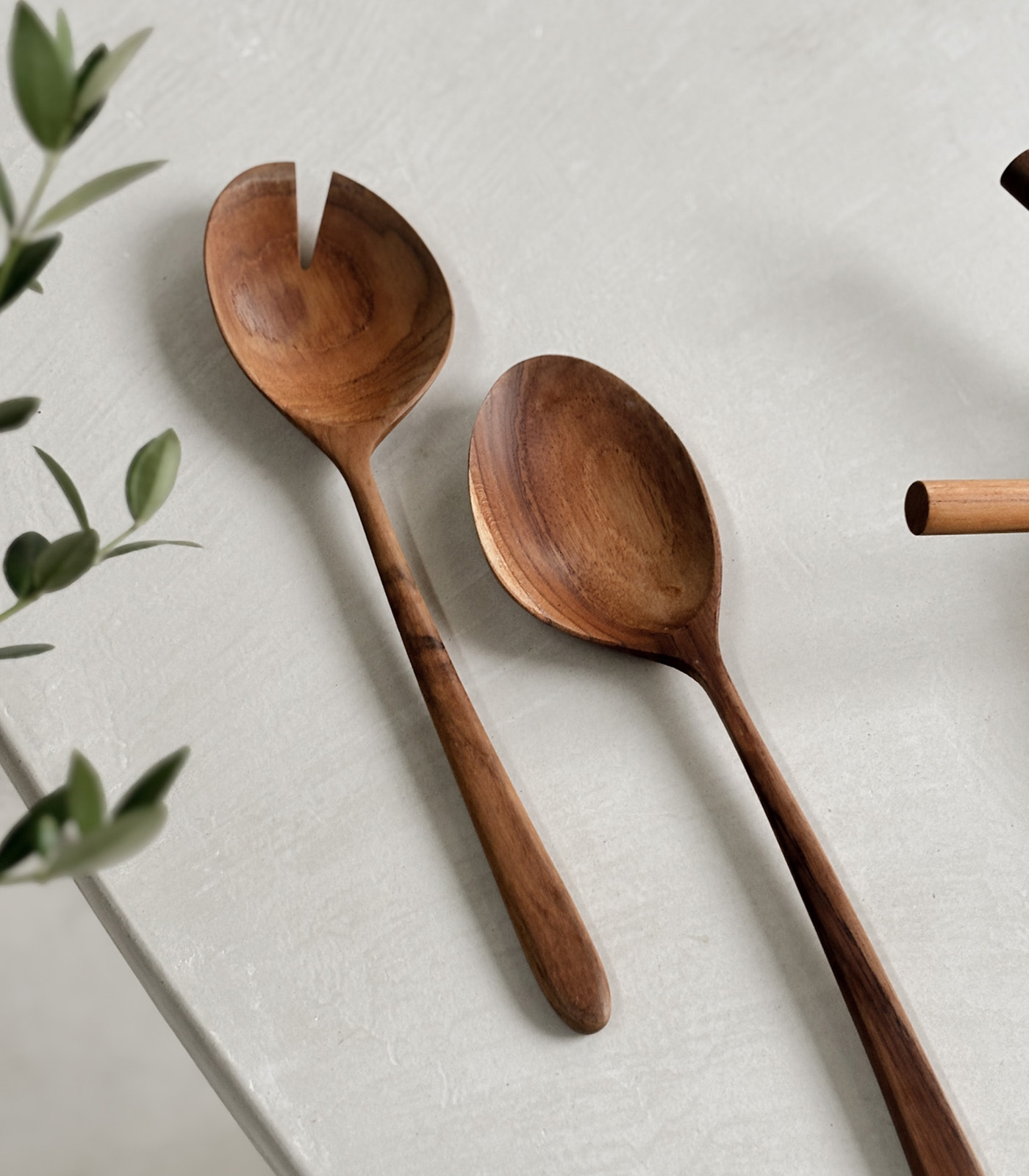 Set Utensilio Ensaladera en madera - Imagen 5