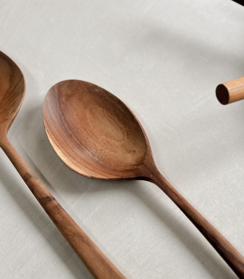Set Utensilio Ensaladera en madera - Imagen 6