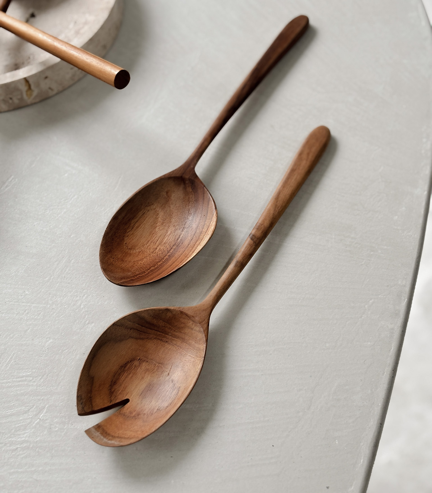 Set Utensilio Ensaladera en madera - Imagen 7