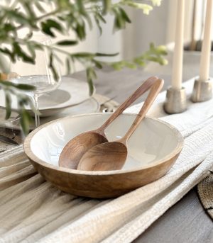 Bowl de Madera Esmaltada