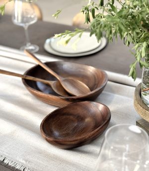 Cuenco En Madera Acacia 01