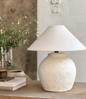 Lampara de Mesa Cayun Piedra