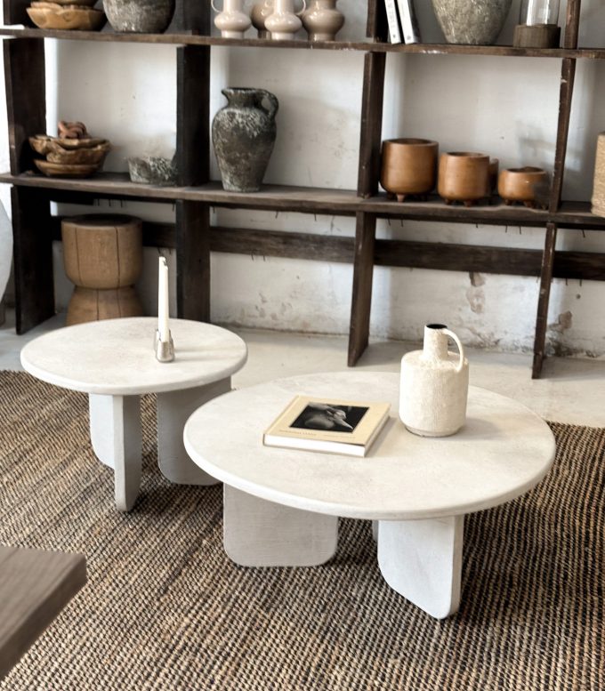 Mesa baja Rocca 001 Gris En Stock