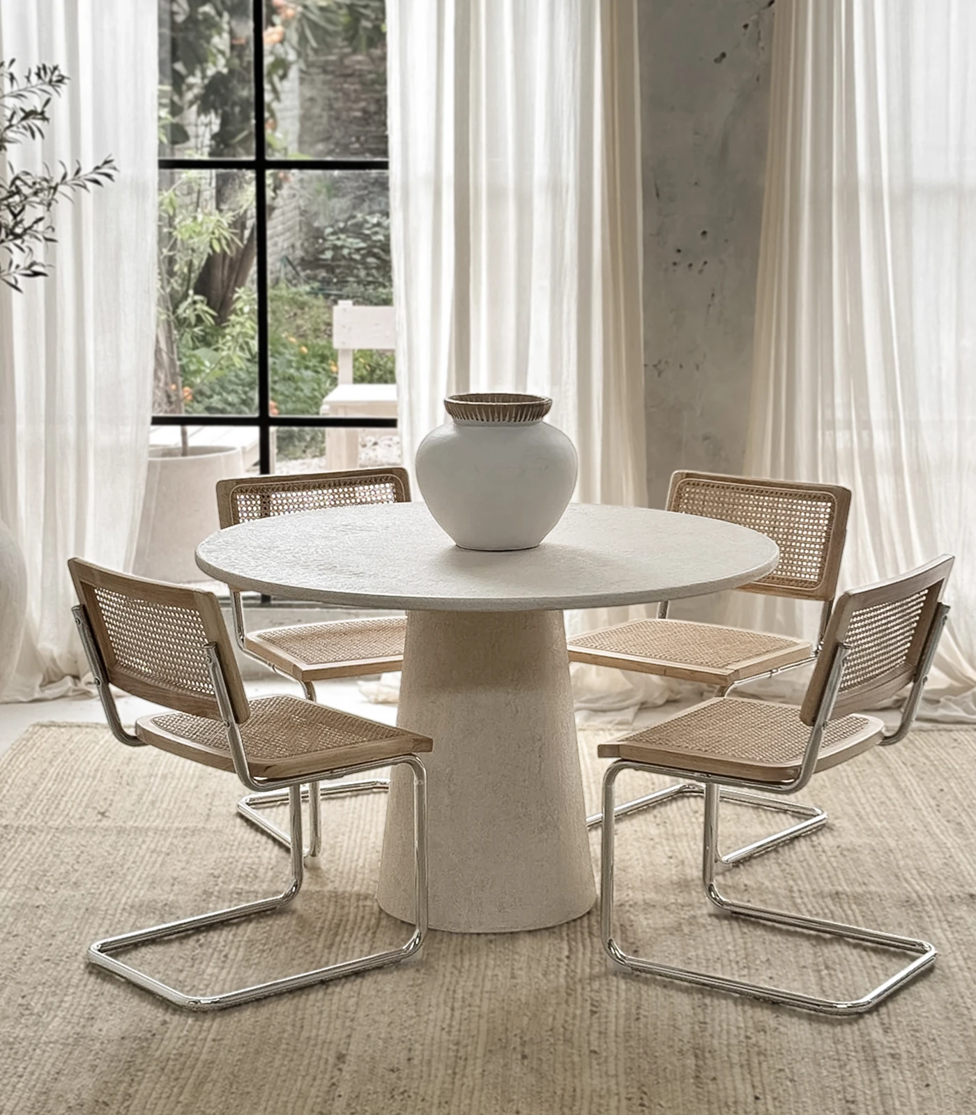 Mesa Comedor Conica Canteras 005 Cal a Pedido