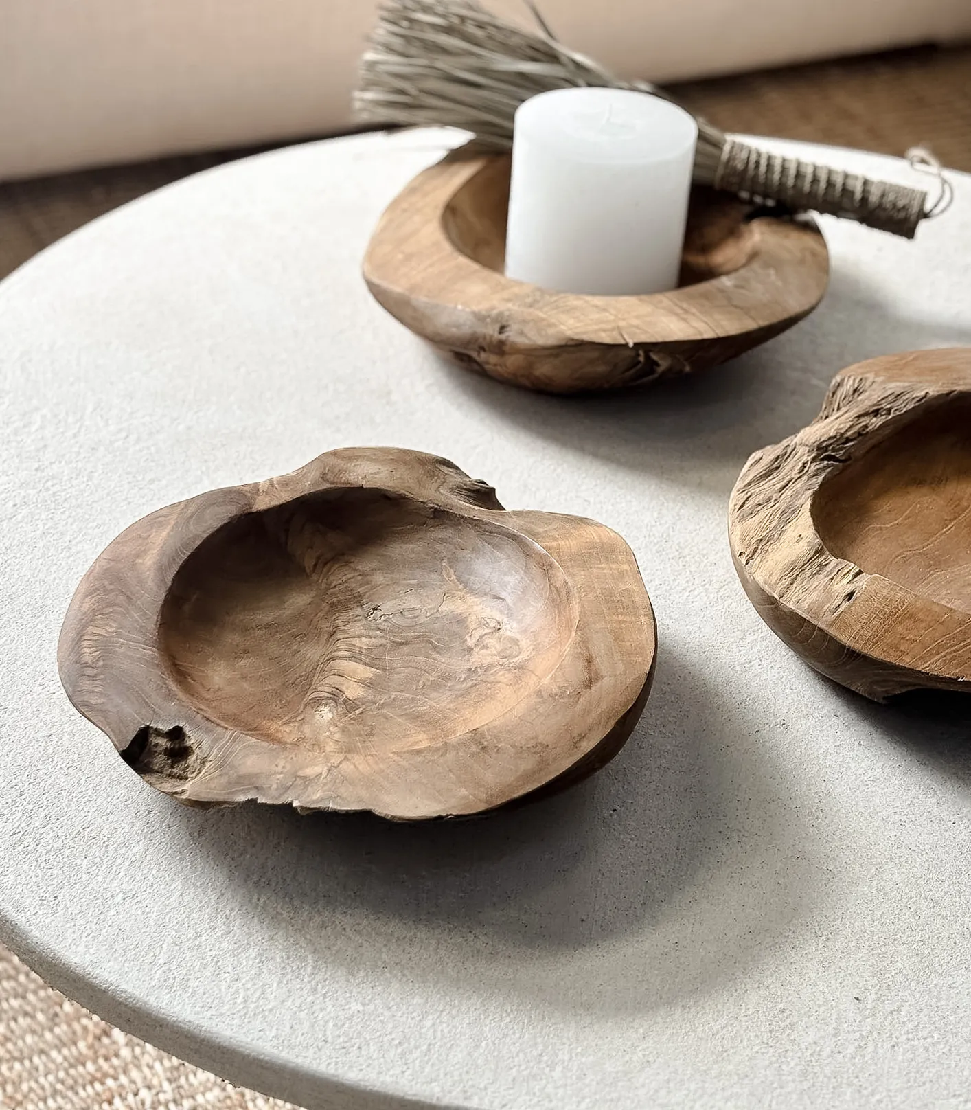 Cuenco Bajo Madera teca - Imagen 14