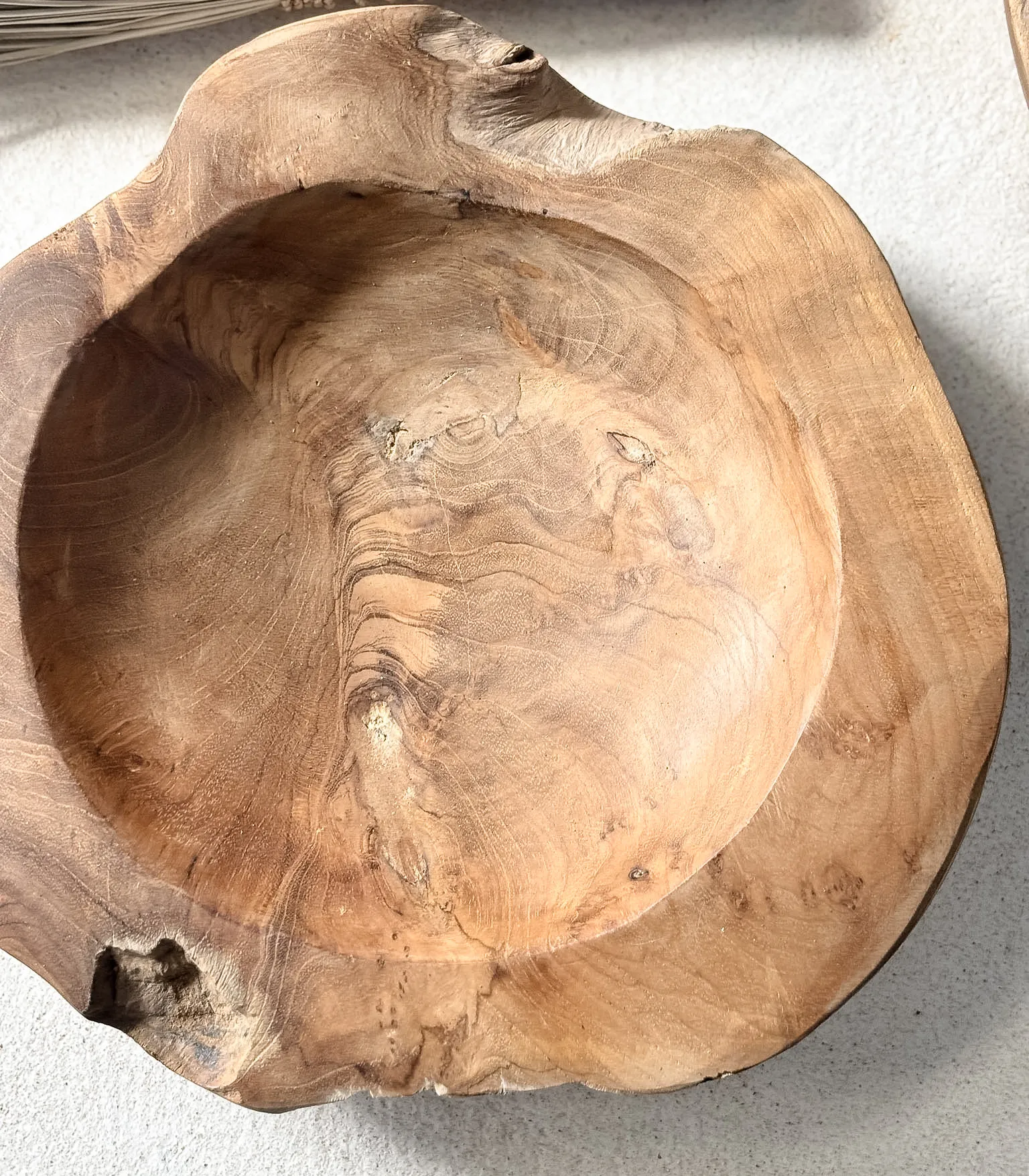 Cuenco Bajo Madera teca - Imagen 3