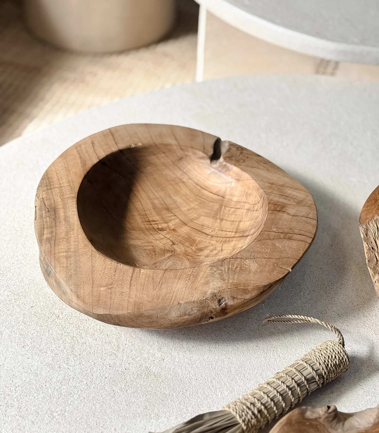 Cuenco Bajo Madera teca - Imagen 7