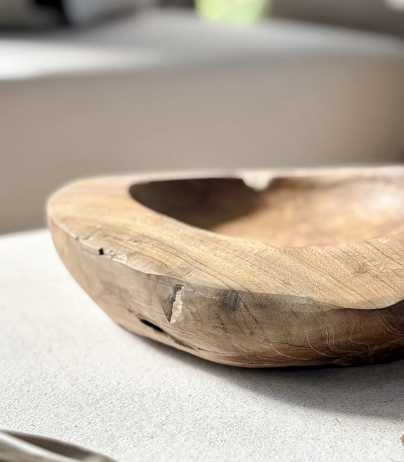 Cuenco Bajo Madera teca - Imagen 9