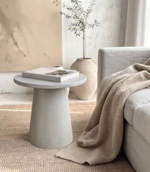 Mesa de Apoyo Conica Canteras Gris A pedido